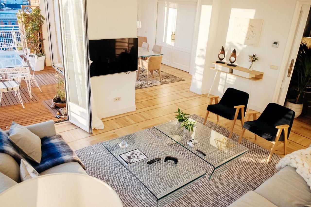 Apartemen 300 m² dengan 5 kamar tidur dan 4 kamar mandi pribadi di Salamanca Madrid Bagian luar foto